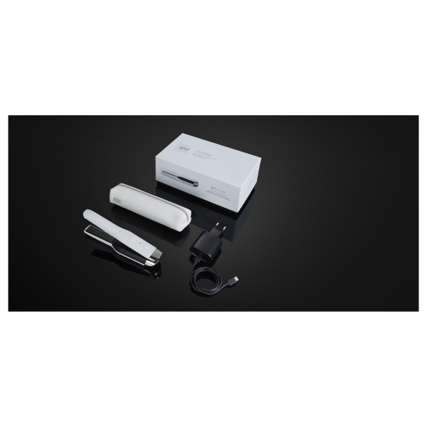 ghd unplugged kabelloser Haarglätter Weiß