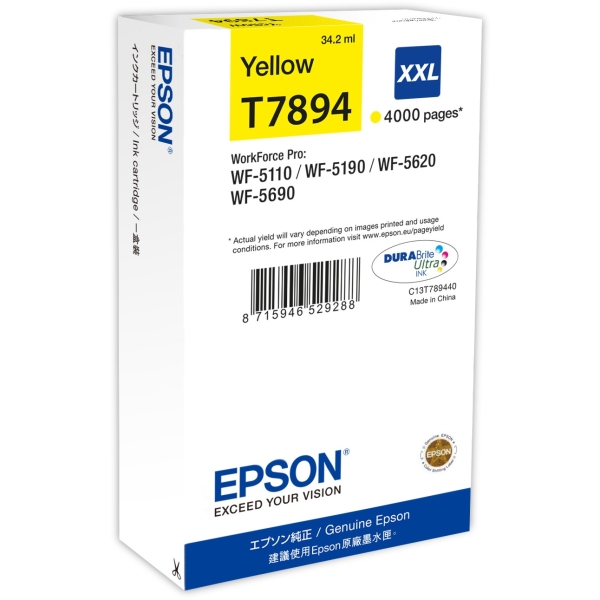 Epson Tinte T7894 yellow XXL T7894