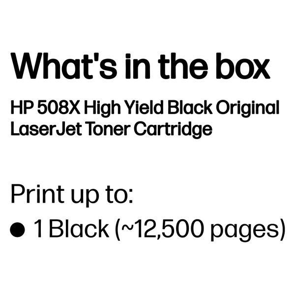 HP Toner 508X CF360X Schwarz