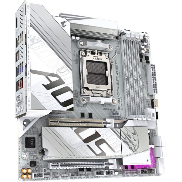 AM5 Gigabyte B850M AORUS ELITE WF6E ICE